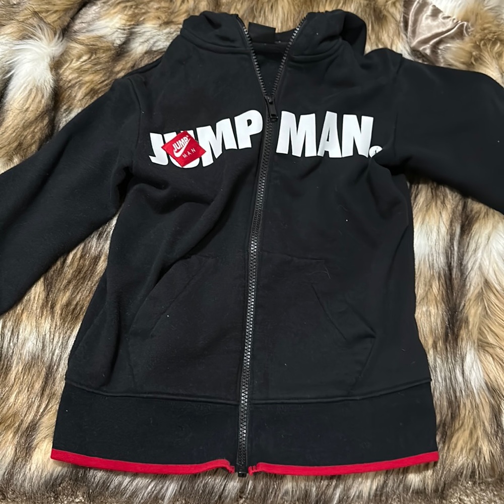 Nike Jump Man black hooded zip up jacket